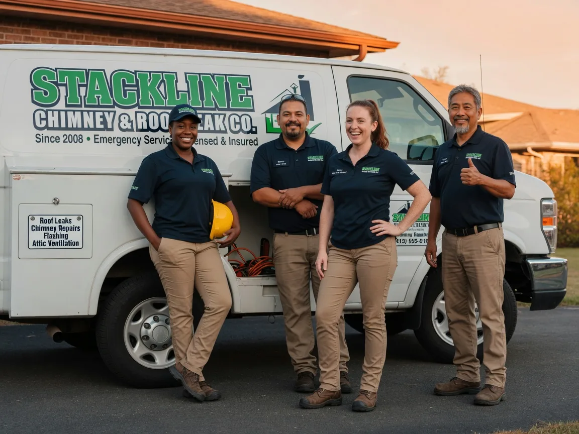 Chimney flashing repair company in Kent, MN